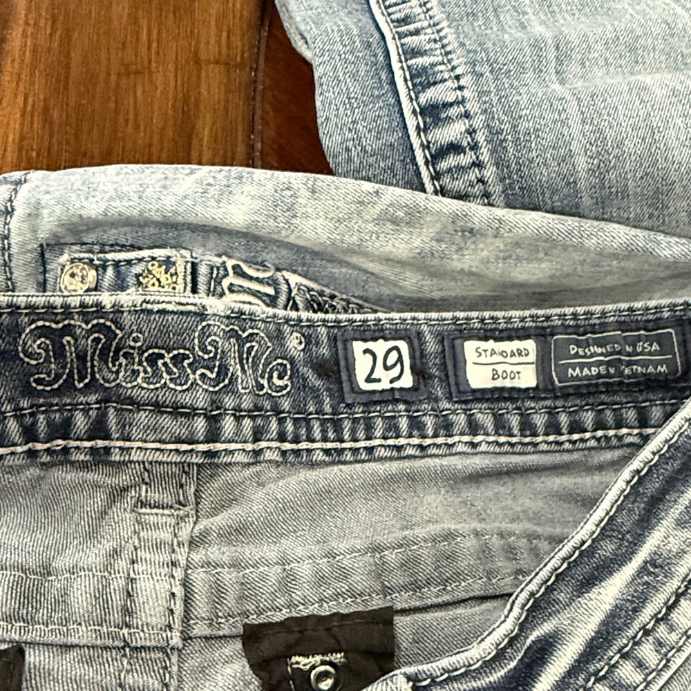 Miss Me Light Blue Boot Cut Jeans